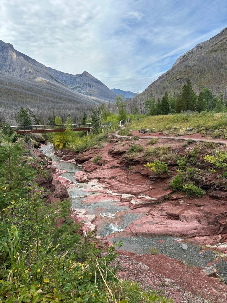 Red Canyon in Waterton Lake National Park
