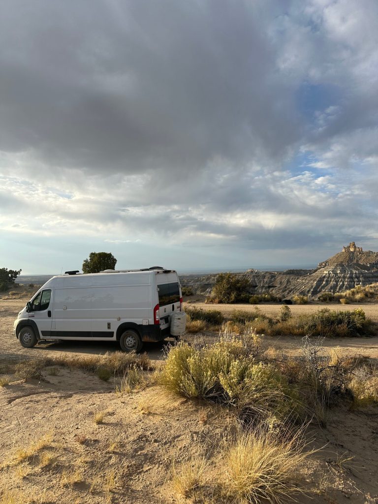 BLM Camping at Angel Peak, Vanlife in New Mexico