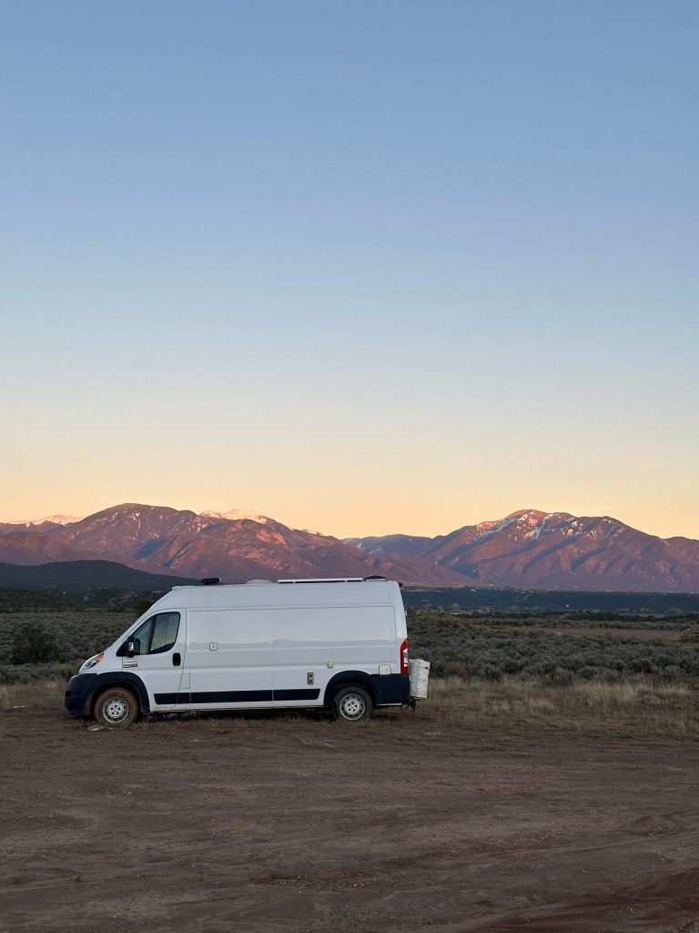 Stuck in mud at Taos Plateau BLM near Rio Grande.