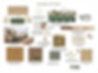 Final options of mood board for Drifter Vans interior design, showcasing color schemes, textures, and finishes for the 2025 show van.