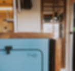 Custom interior of a drifter van